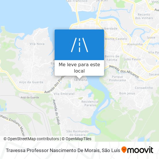 Travessa Professor Nascimento De Morais mapa