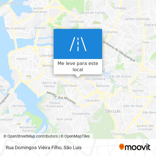 Rua Domingos Viêira Filho mapa