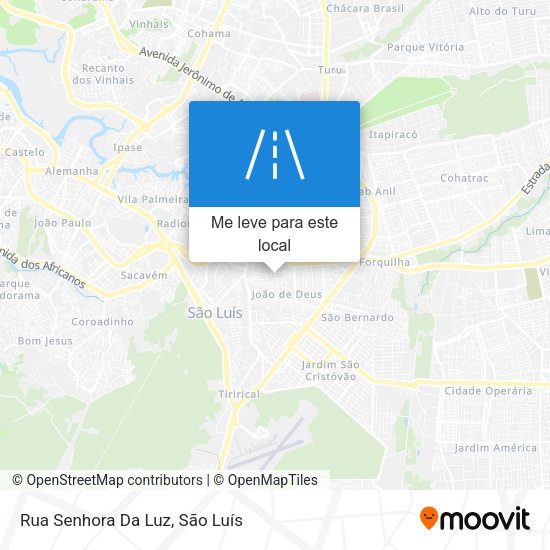 Rua Senhora Da Luz mapa