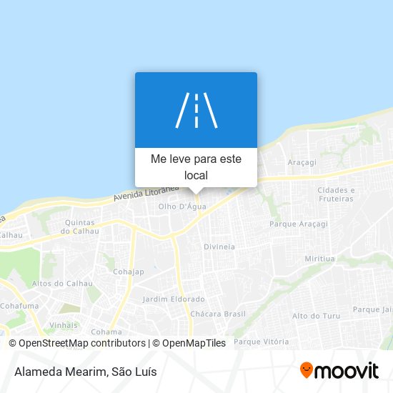 Alameda Mearim mapa