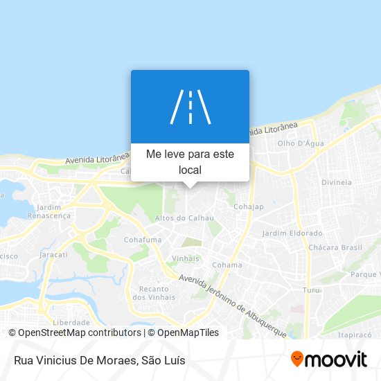 Rua Vinicius De Moraes mapa