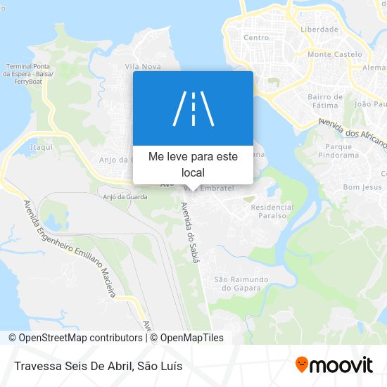 Travessa Seis De Abril mapa