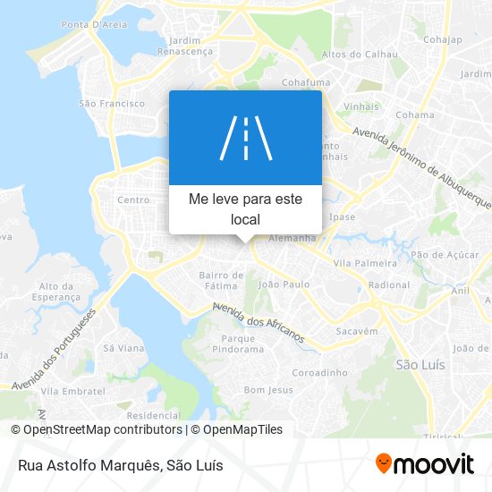 Rua Astolfo Marquês mapa