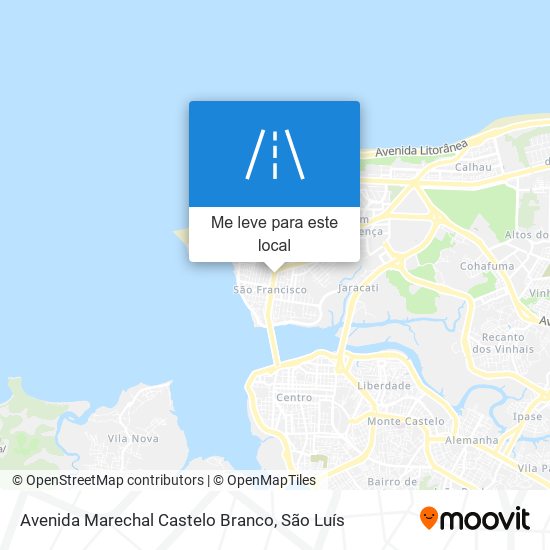 Avenida Marechal Castelo Branco mapa
