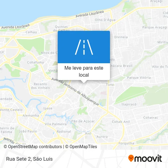 Rua Sete 2 mapa
