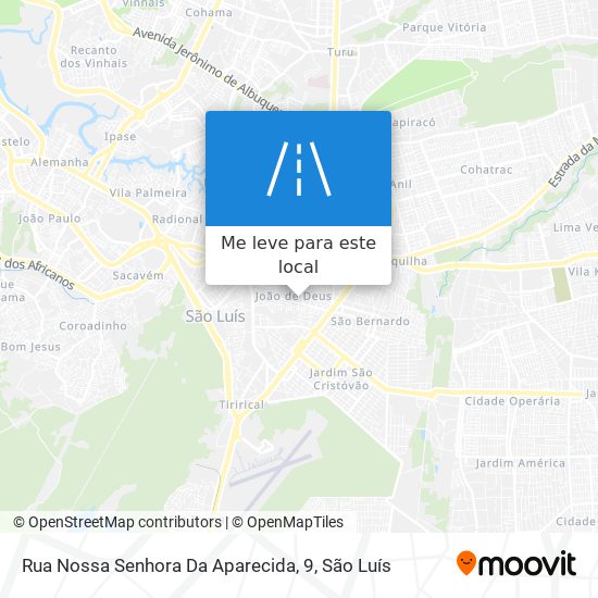 Rua Nossa Senhora Da Aparecida, 9 mapa