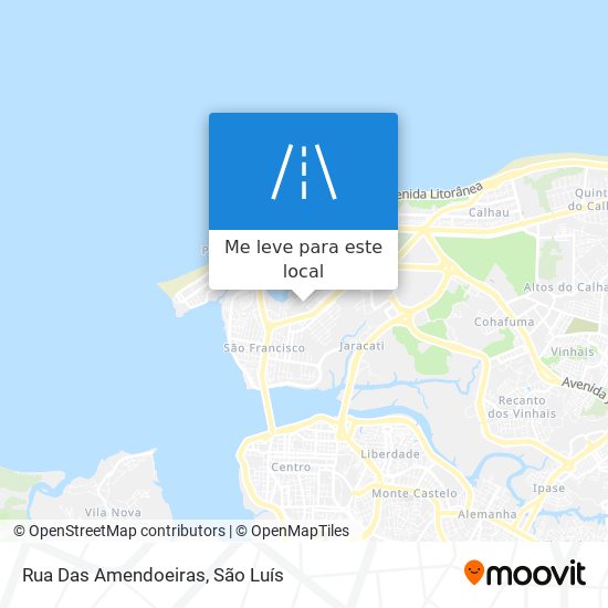 Rua Das Amendoeiras mapa