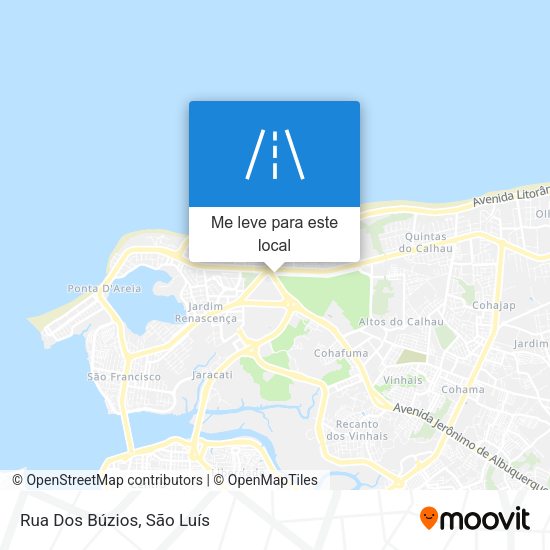 Rua Dos Búzios mapa