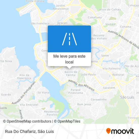 Rua Do Chafariz mapa