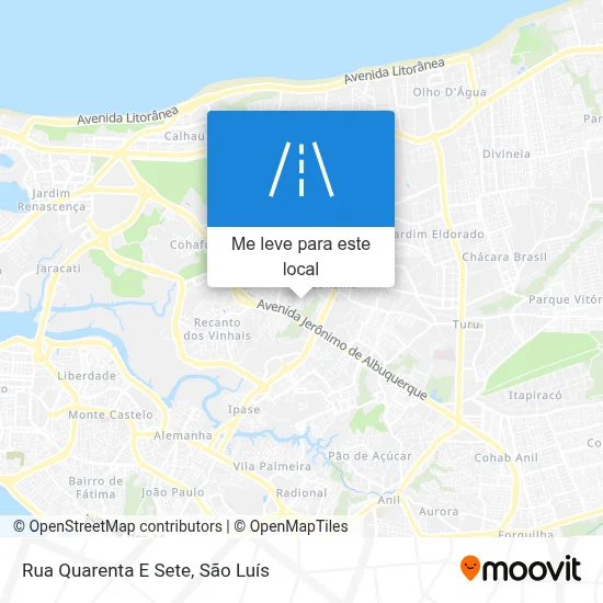 Rua Quarenta E Sete mapa