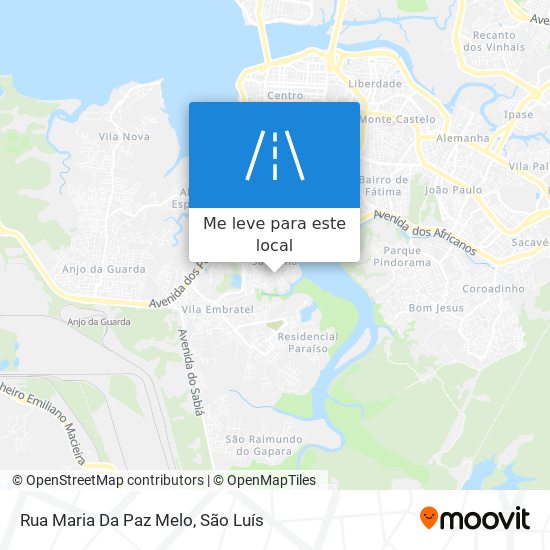 Rua Maria Da Paz Melo mapa