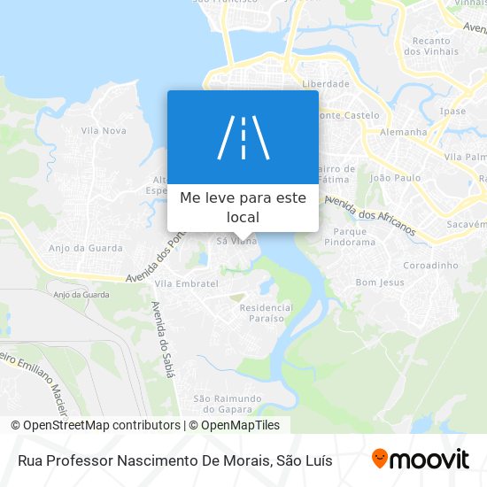 Rua Professor Nascimento De Morais mapa