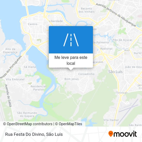 Rua Festa Do Divino mapa