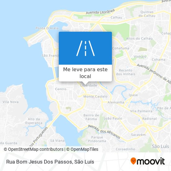 Rua Bom Jesus Dos Passos mapa