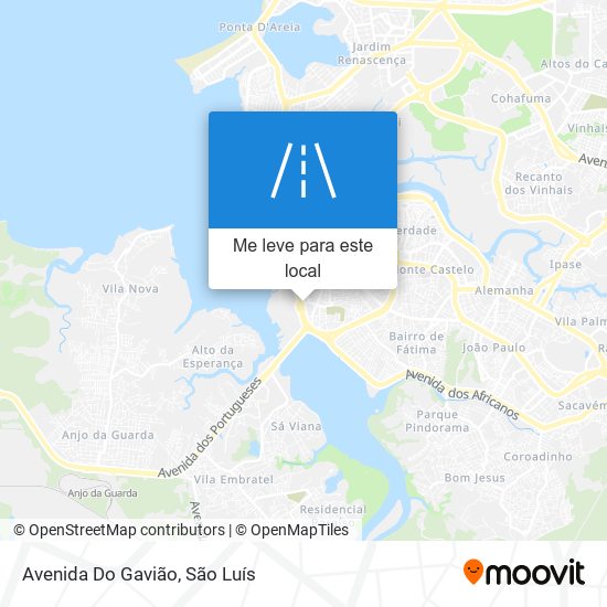 Avenida Do Gavião mapa