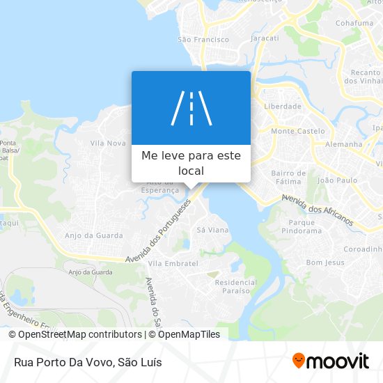 Rua Porto Da Vovo mapa