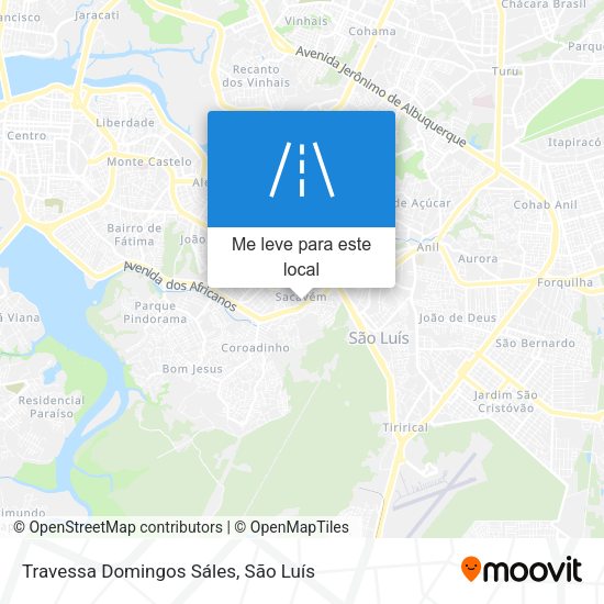 Travessa Domingos Sáles mapa