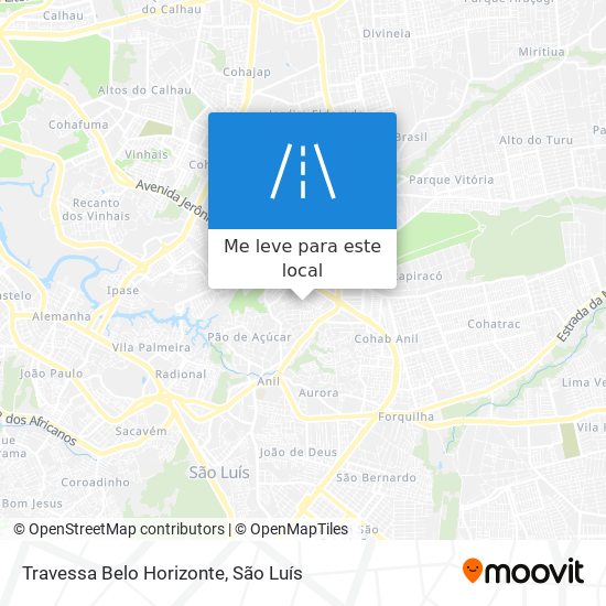 Travessa Belo Horizonte mapa