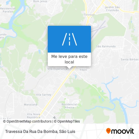 Travessa Da Rua Da Bomba mapa