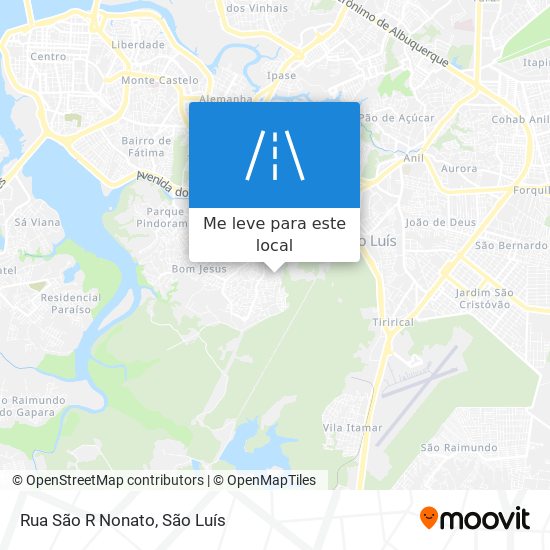 Rua São R Nonato mapa