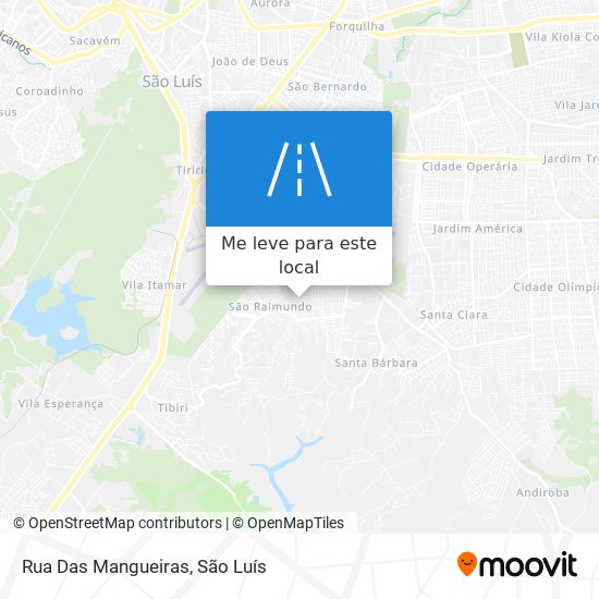 Rua Das Mangueiras mapa