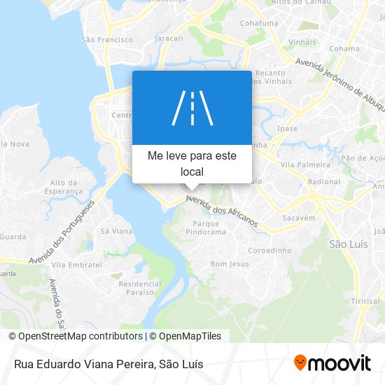 Rua Eduardo Viana Pereira mapa