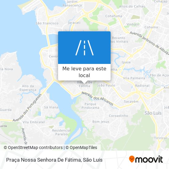 Praça Nossa Senhora De Fátima mapa