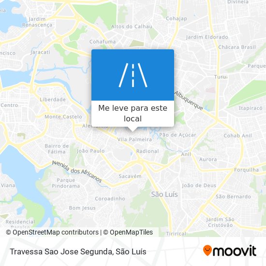 Travessa Sao Jose Segunda mapa