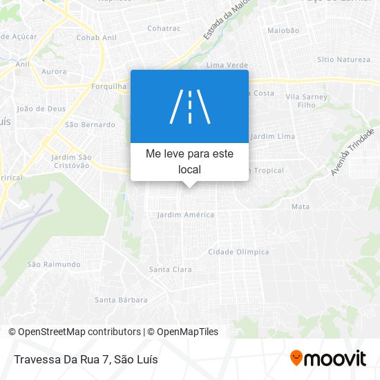 Travessa Da Rua 7 mapa