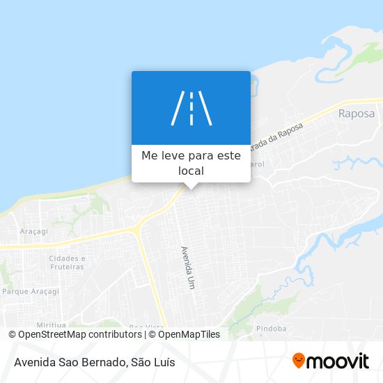 Avenida Sao Bernado mapa