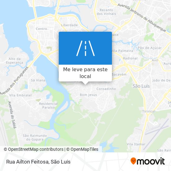 Rua Ailton Feitosa mapa