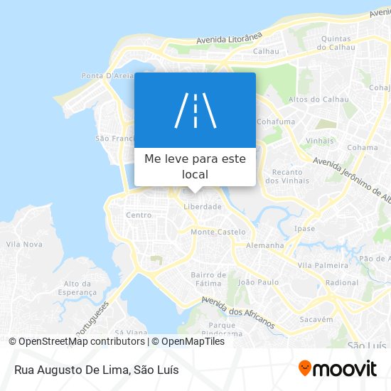 Rua Augusto De Lima mapa