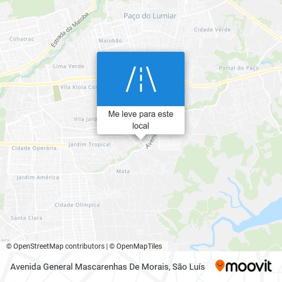 Avenida General Mascarenhas De Morais mapa