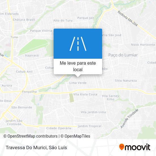 Travessa Do Murici mapa