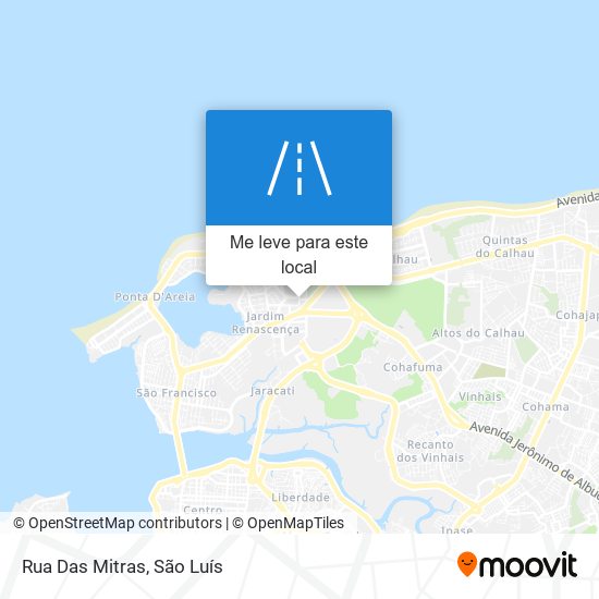 Rua Das Mitras mapa