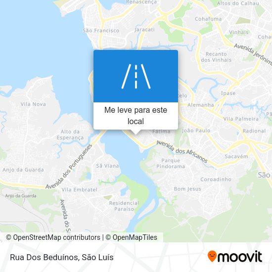Rua Dos Beduínos mapa