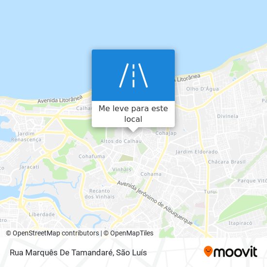 Rua Marquês De Tamandaré mapa