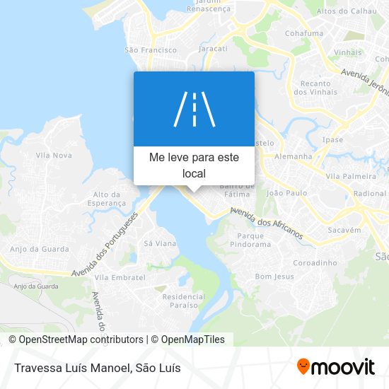 Travessa Luís Manoel mapa