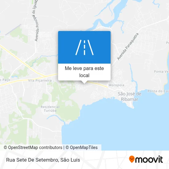 Rua Sete De Setembro mapa