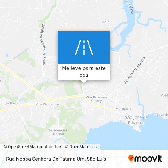 Rua Nossa Senhora De Fatima Um mapa