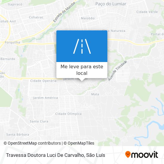 Travessa Doutora Luci De Carvalho mapa