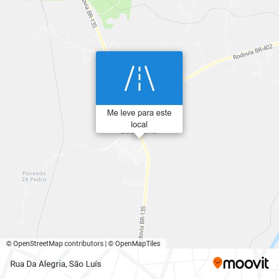 Rua Da Alegria mapa
