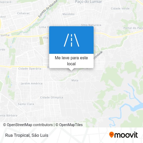 Rua Tropical mapa