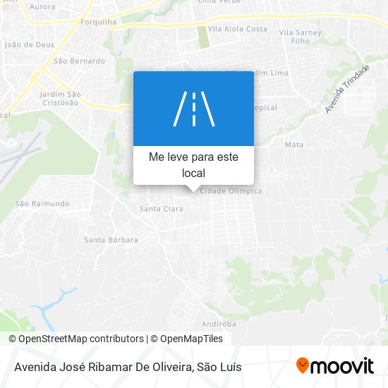 Avenida José Ribamar De Oliveira mapa