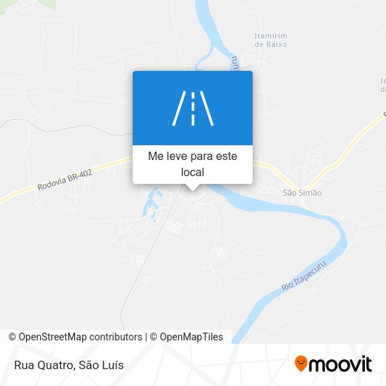 Rua Quatro mapa