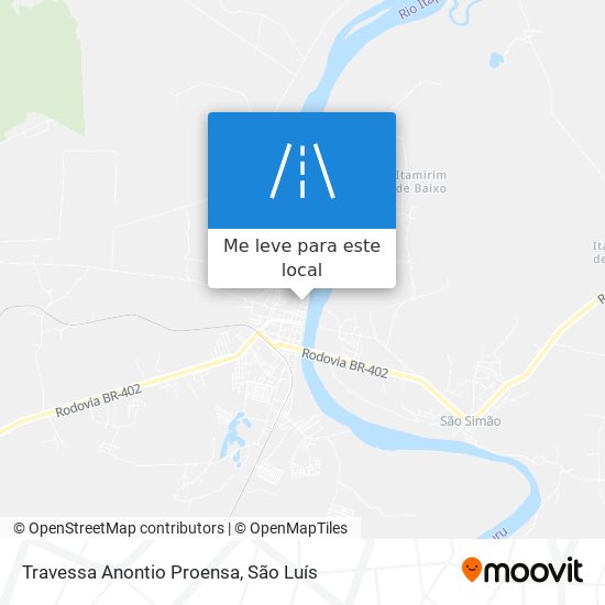 Travessa Anontio Proensa mapa