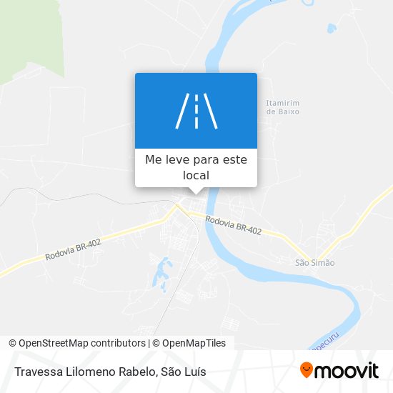 Travessa Lilomeno Rabelo mapa