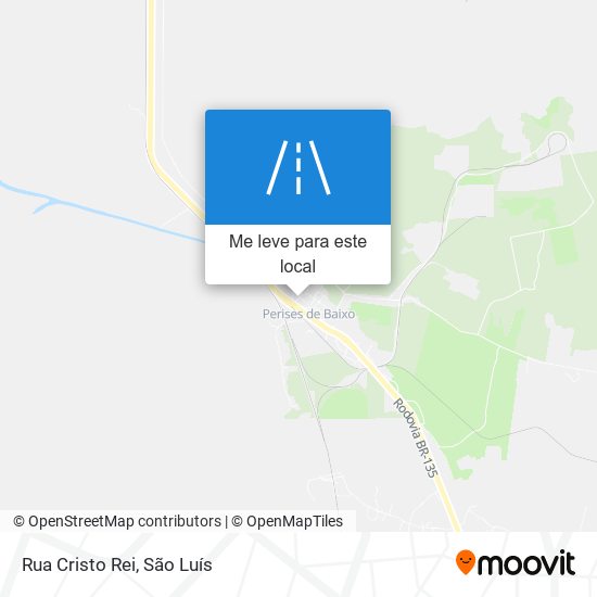 Rua Cristo Rei mapa