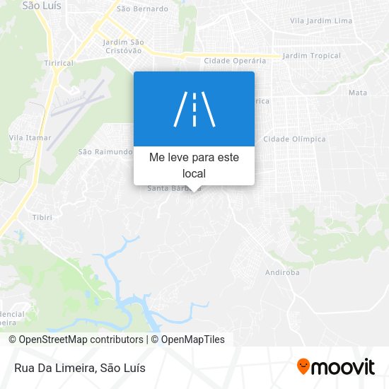 Rua Da Limeira mapa