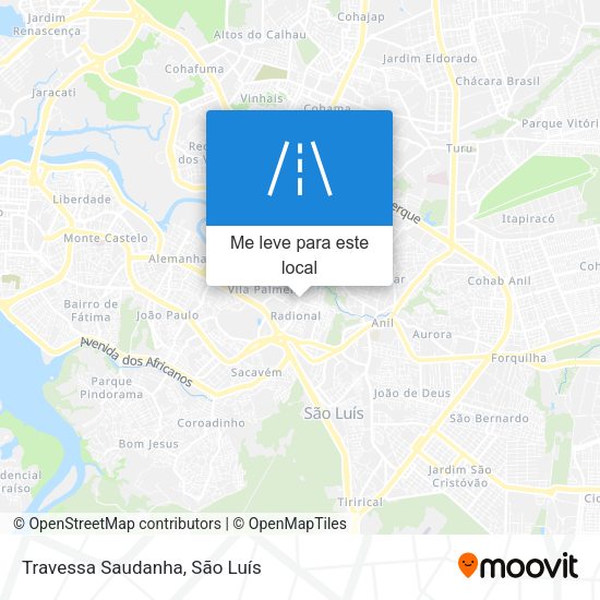 Travessa Saudanha mapa